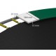 BERG Ultim Favorit Bodentrampolin rechteckig  280x190cm - grün