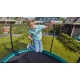 Salta Premium Ground Bodentrampolin rund 251 cm - schwarz - ohne Sicherheitsnetz (Sport)