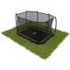 AVYNA Pro-Line Flat-Level Bodentrampolin rechteckig 305x225cm combi - schwarz