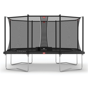 BERG Ultim Favorit Bodentrampolin rechteckig 410x cm - grau