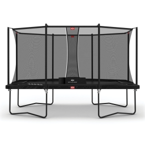 BERG Ultim Favorit Bodentrampolin rechteckig 410x 250cm - schwarz