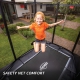 BERG Ultim Favorit Bodentrampolin rechteckig  410x190cm - schwarz