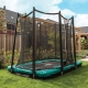 BERG Ultim Favorit Bodentrampolin rechteckig  410x190cm - schwarz
