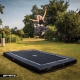 BERG Ultim Favorit Bodentrampolin rechteckig 330x190cm - grau - ohne Sicherheitsnetz (Sport)