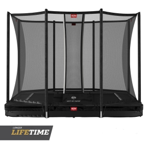 BERG Ultim Favorit Bodentrampolin rechteckig  280x190cm - grün