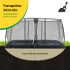 Exit Dynamic interrato rettangolare 244x427cm - nero