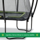 Exit Silhouette fuoriterra rettangolare 153x214 cm nero