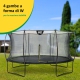 Exit Silhouette fuoriterra rotondo 427cm nero