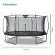 Exit Silhouette fuoriterra rotondo 427cm nero