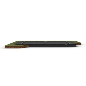 BERG Ultim Champion Bodentrampolin rechteckig 330x190cm - schwarz - ohne Sicherheitsnetz (Sport)