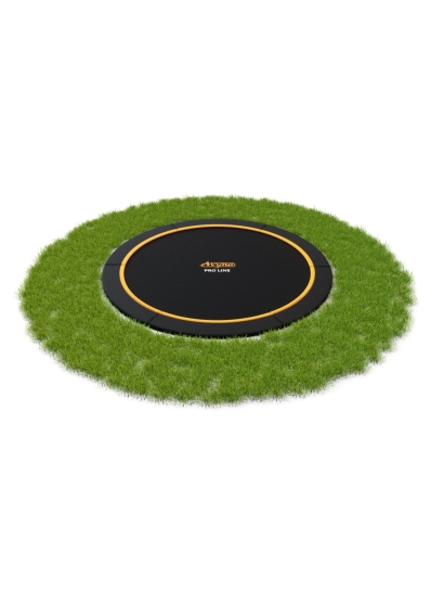 AVYNA Pro-Line Flat-Level interrato rotondo 305cm - nero - senza rete di sicurezza (Sport)