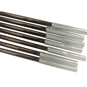 Aste in fibra per rete di sicurezza per trampolino Ø365