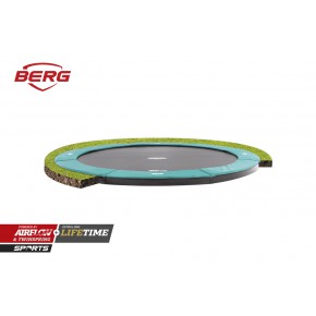 BERG Champion interrato rotondo 330cm verde - senza rete di sicurezza