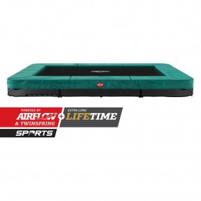 BERG Ultim Champion interrato rettangolare 330x220cm verde (sport)