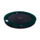 AVYNA Pro-Line Flat-Level interrato rotondo 245cm - verde - senza rete di sicurezza (Sport)