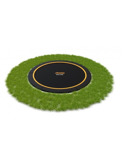 AVYNA Pro-Line Flat-Level interrato rotondo 245cm - nero - senza rete di sicurezza (Sport)