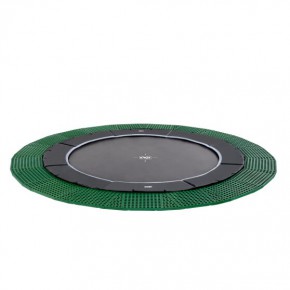 Exit Dynamic interrato rotondo 427cm - nero - con Freezone piastrelle di sicurezza (Sport)