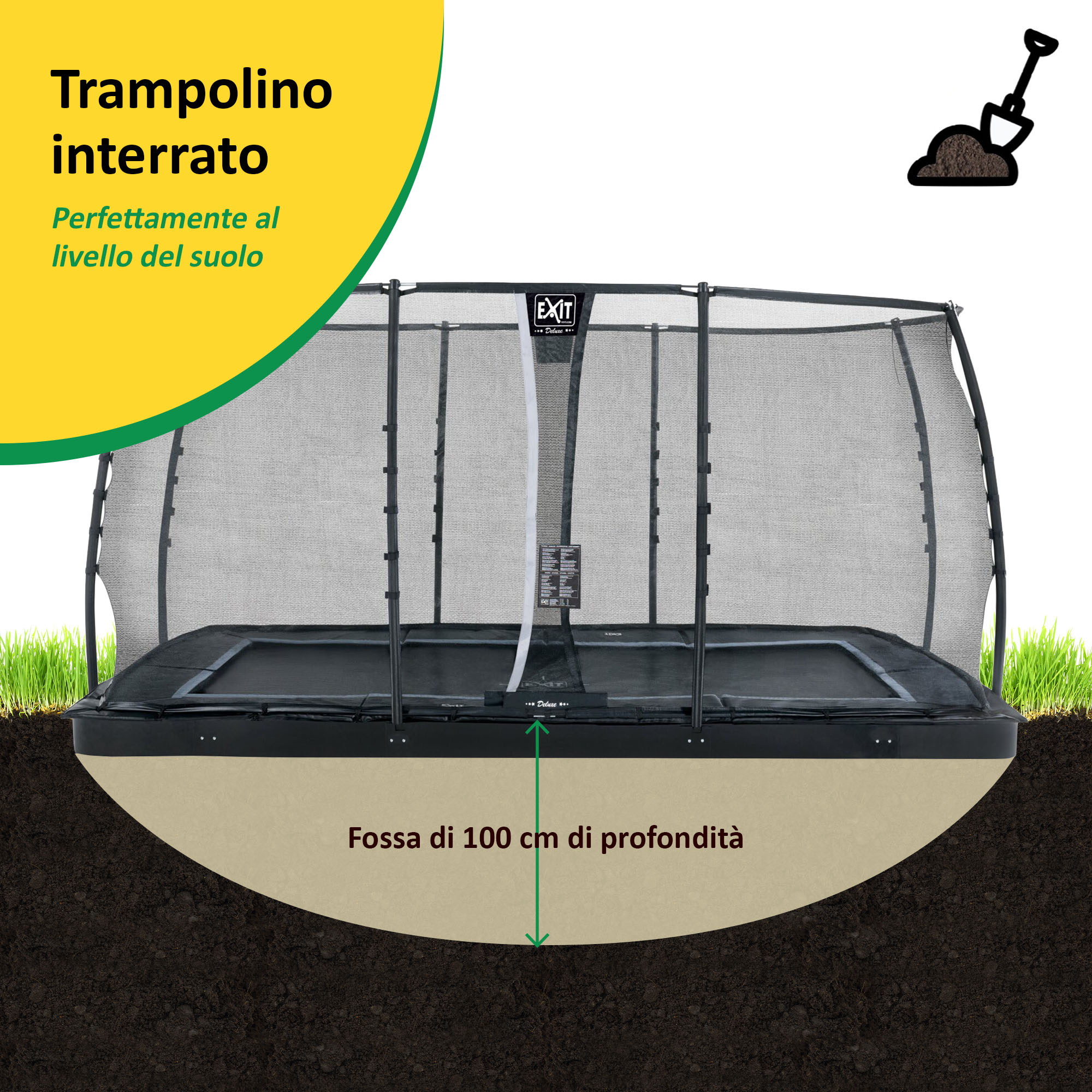Exit Dynamic interrato rettangolare 244x